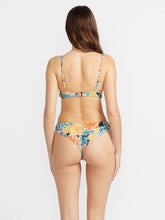 Volcom Take It Easy Vneck Twist Crop Bikini Top - Multi